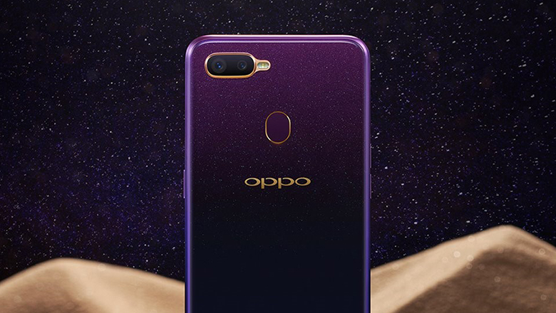 OPPO F9 Starry Purple Starry Purple VOOC Flash Charging තාක්ෂණයද සමගින් දැන් වෙළඳපොළේ